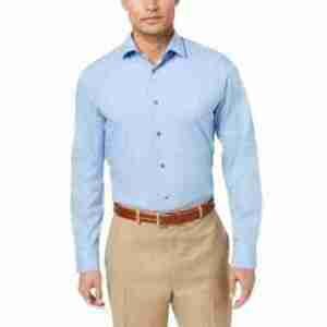 Alfani Modern Button Down Shirt Solid